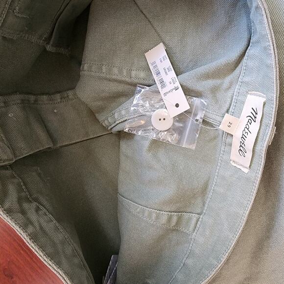 MADEWELL NEW GREEN BUTTON JEAN SKIRT SIZE 29 - Picture 5 of 5